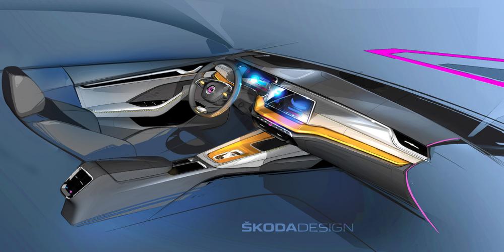 Skoda показала салон новой Octavia