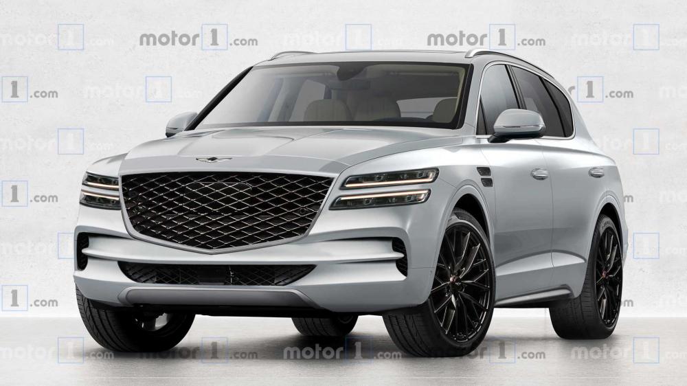 Так будет выглядеть большой кроссовер Genesis GV80