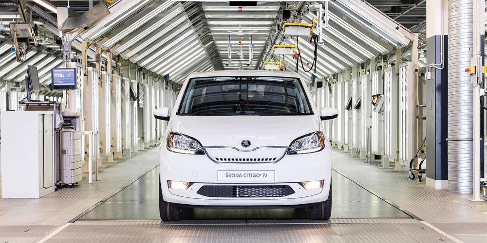 Skoda начала производство первого электрокара