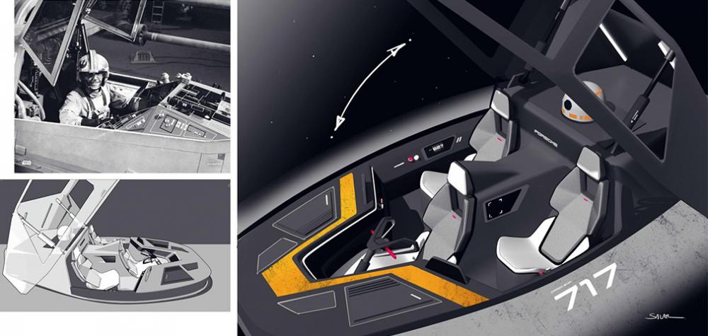 Porsche показал космолет для новых Звездных войн