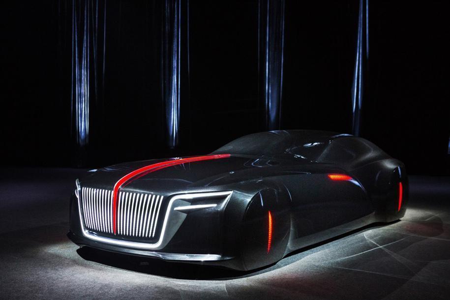 Появилась фотография роскошного китайского седана от дизайнера Rolls-Royce