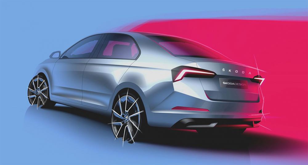 Skoda рассекретила дизайн нового Rapid до премьеры