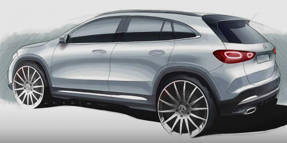 Mercedes показал дизайн нового GLA