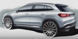 Mercedes показал дизайн нового GLA