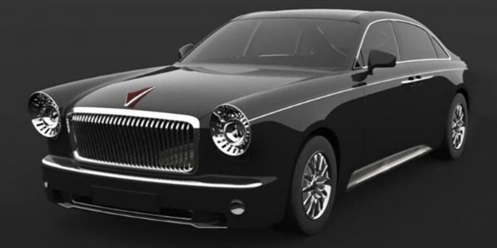 Китайский правительственный седан Hongqi сделают похожим на Rolls-Royce