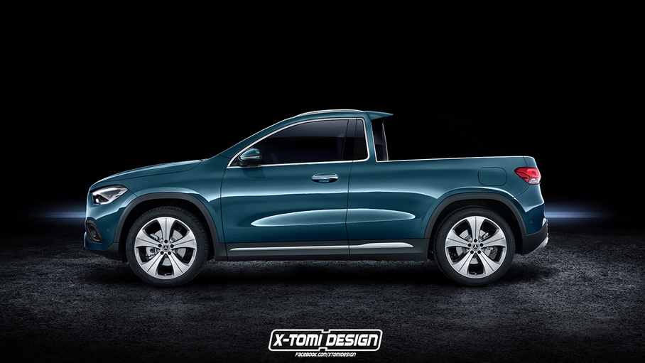 Посмотрите на Mercedes-Benz GLA в кузове пикап