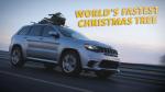 Видео: 1000-сильный Jeep разогнался до 290 км/ч с елкой на крыше