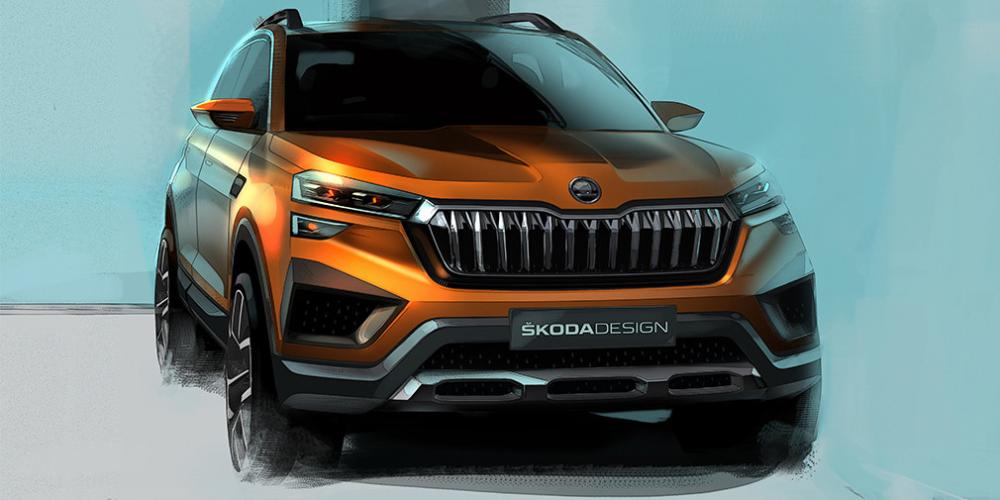 Skoda рассекретила дизайн нового кроссовера меньше Karoq
