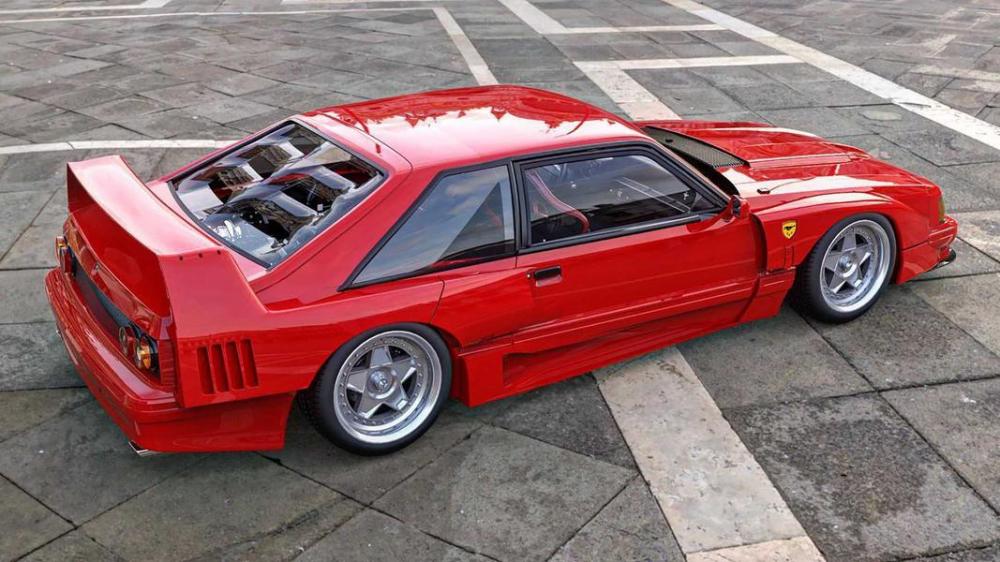 Ferrari F40 скрестили с Ford Mustang