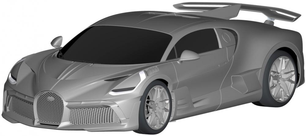 Патентные изображения Bugatti Divo