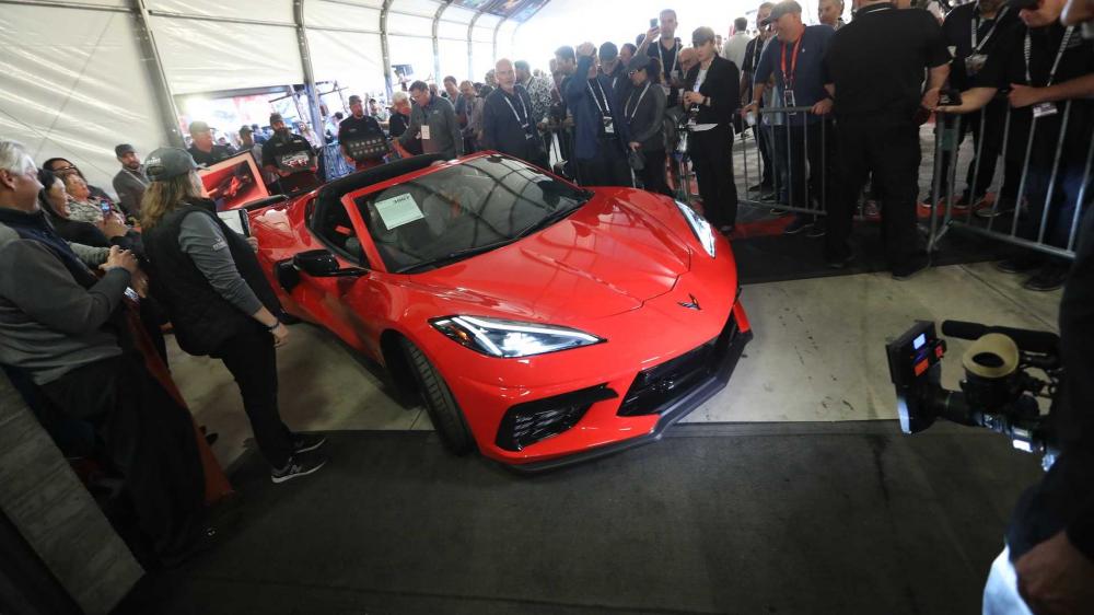 Первый Corvette Stingray С8 продан за 3 миллиона долларов