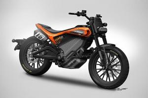Обновленный дизайн электрического флэт-трекера Harley-Davidson