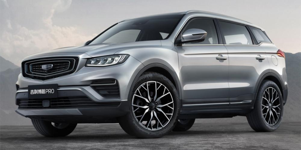 Geely привезет в Россию обновленный кроссовер Atlas с мотором Volvo