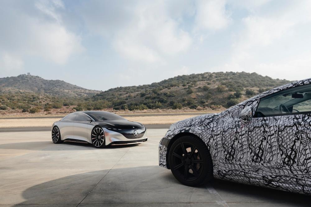Mercedes-Benz показал &laquo;электрический S-Class&raquo; на официальных снимках