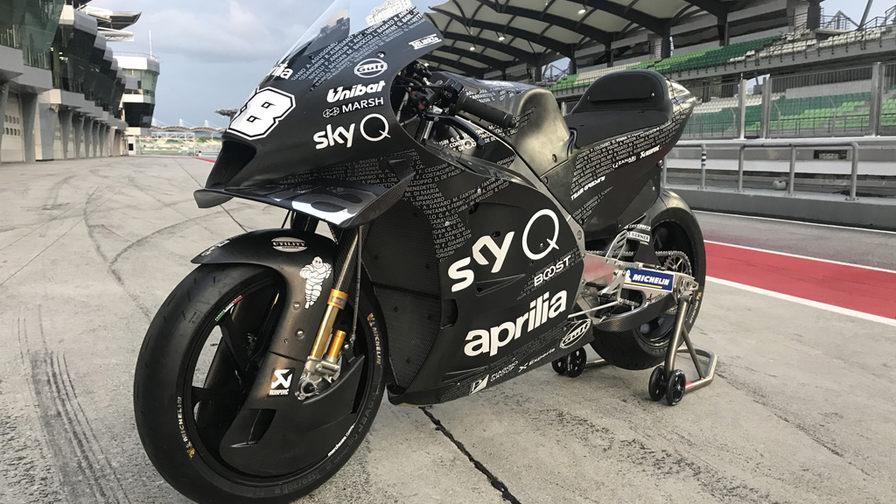 Дебют революционного байка Aprilia на тестах в Малайзии