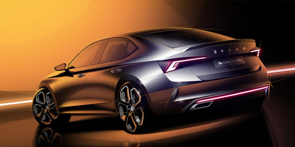 Skoda показала дизайн заряженной Octavia нового поколения