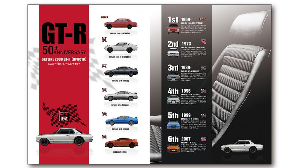 Nissan выпустил памятные марки в честь юбилея GT-R