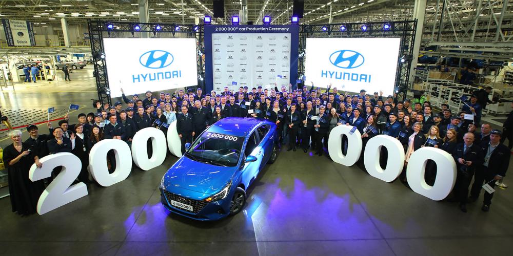 В Санкт-Петербурге началось производство обновленного Hyundai Solaris