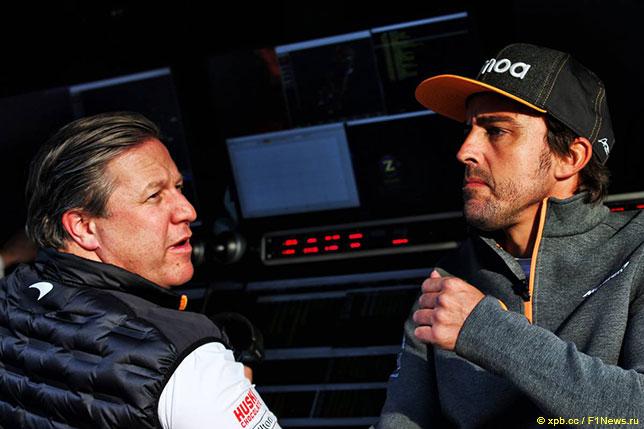 У McLaren нет планов сотрудничать с Алонсо в Ф1