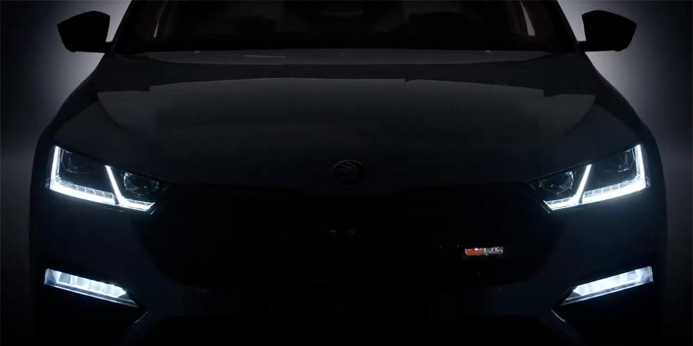 Skoda показала на видео новую Octavia RS