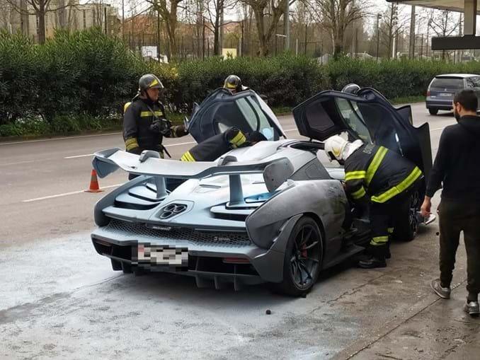Стало известно об очередном случае возгорания McLaren Senna