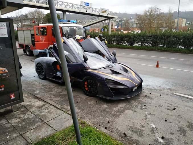 Стало известно об очередном случае возгорания McLaren Senna