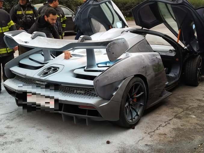 Стало известно об очередном случае возгорания McLaren Senna