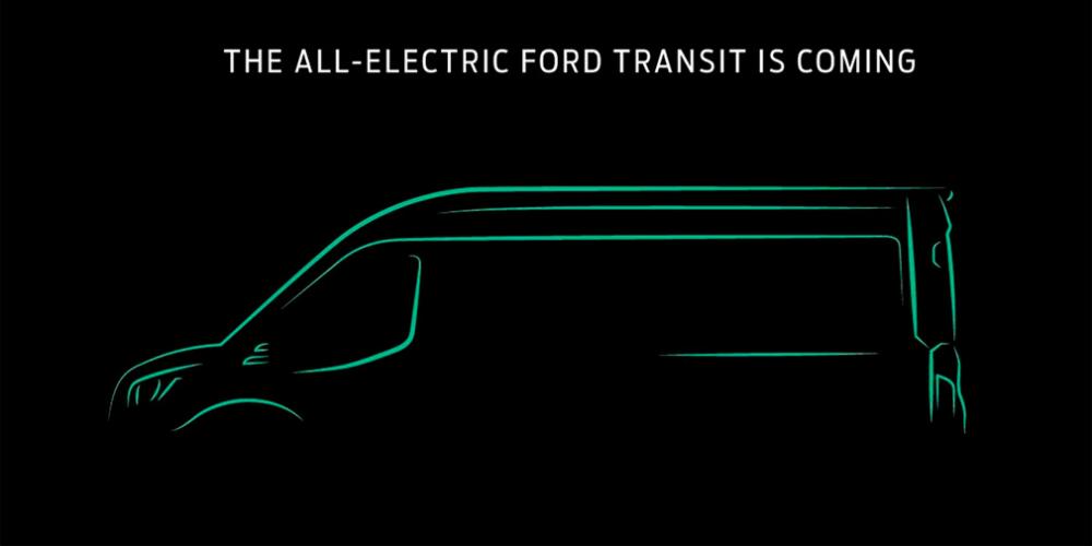 Ford анонсировал появление электрического Transit