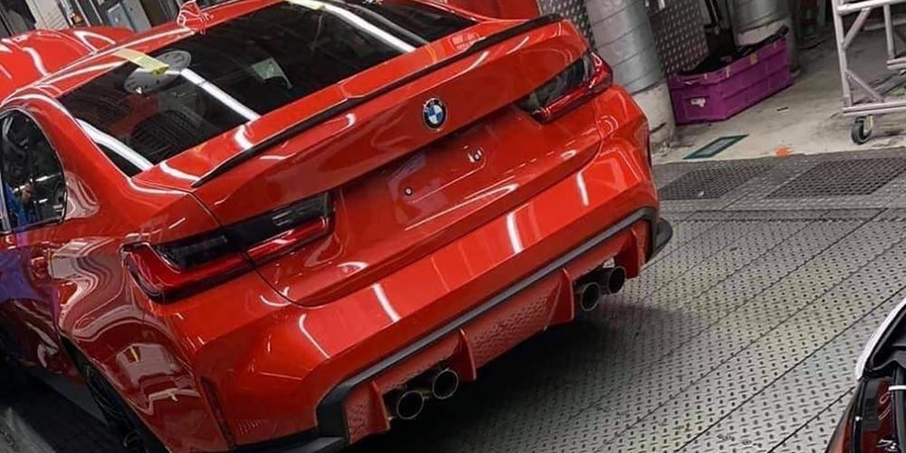 Появился снимок огромных ноздрей новой BMW M3