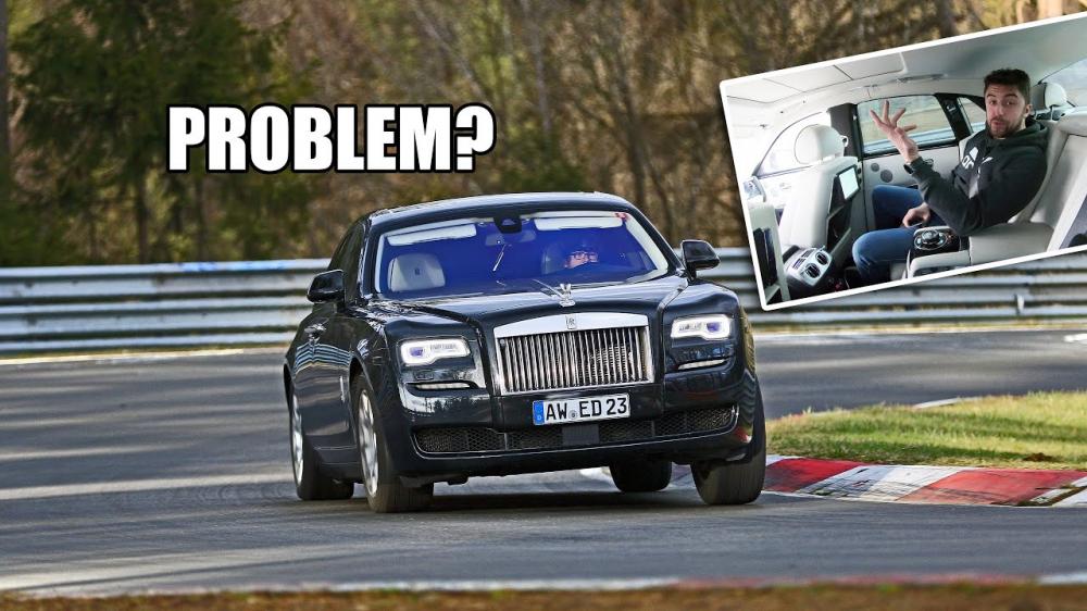 Посмотрите, как проехать Нюрбургринг на Rolls-Royce с пассажиром на заднем ряду