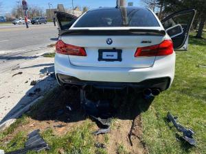 Новую BMW M5 «затоталили» через семь миль после выезда из автосалона