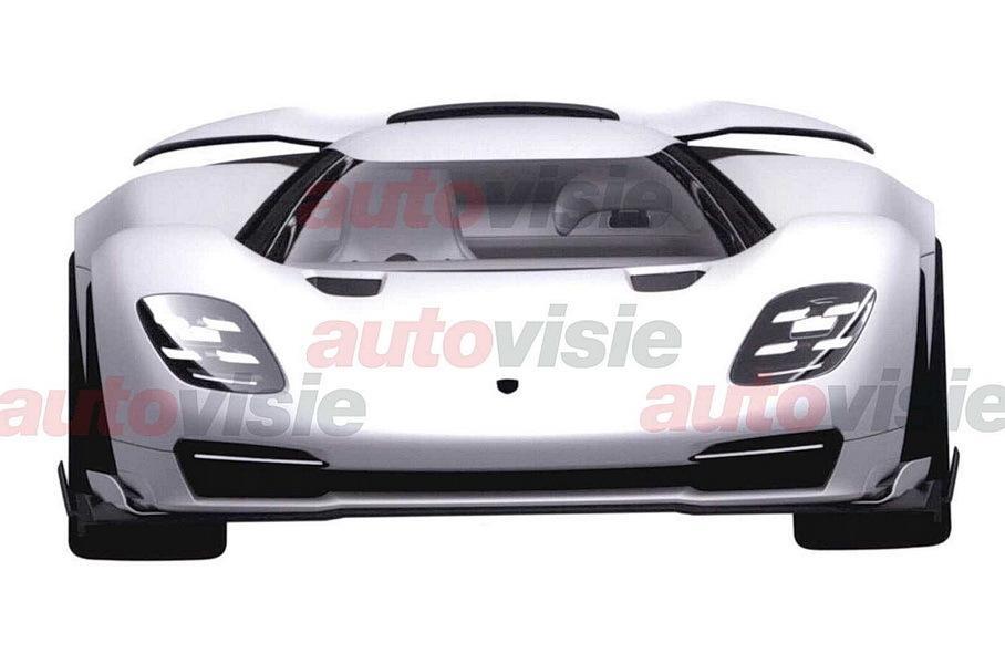 Раскрыта внешность нового гибридного гиперкара Porsche