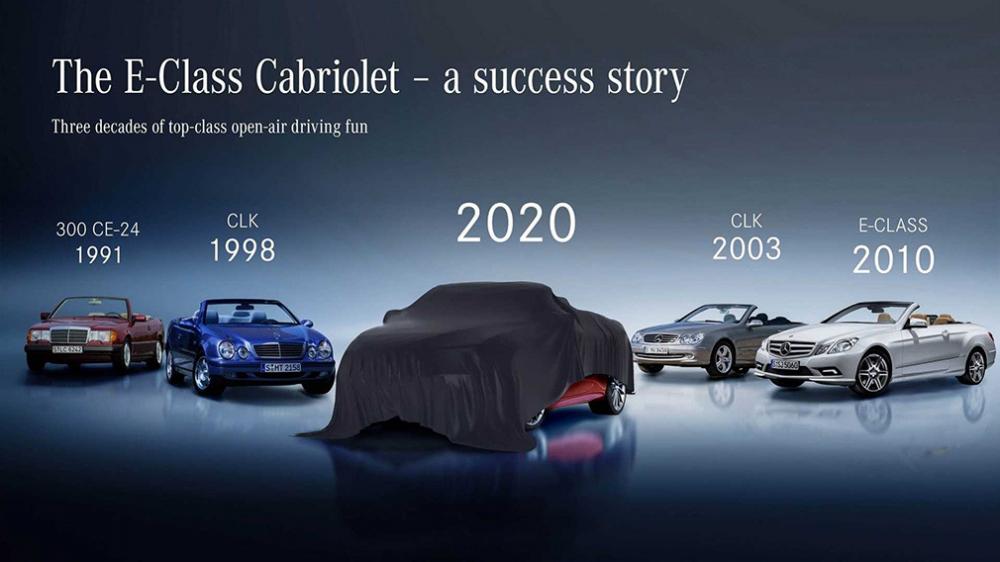 Mercedes намекнул на премьеру обновленных купе и кабриолета E-Class