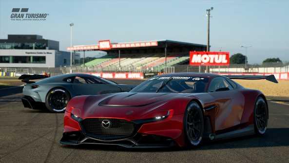 Виртуальный спорткар Mazda с роторным двигателем показали на видео
