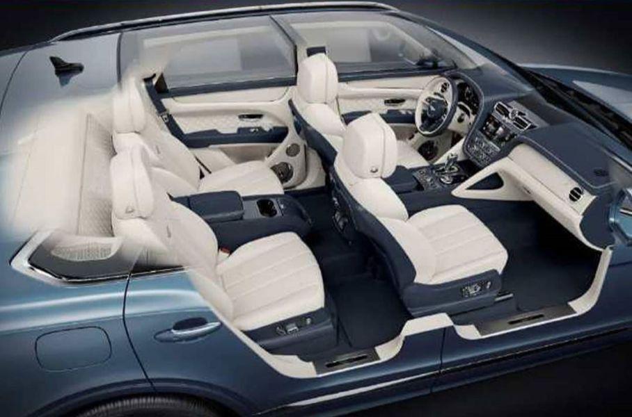 Обновленный Bentley Bentayga: первые фотографии салона