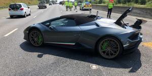 Новый Lamborghini разбили через 20 минут после покупки