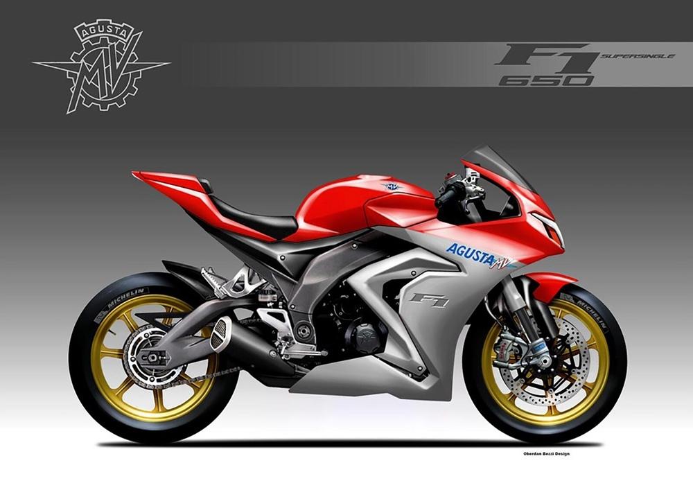 Обэрден Бецци: концепт MV Agusta F1 650 Supersingle