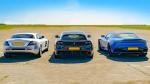 Видео: суперкары Aston Martin, Mercedes-Benz и Ferrari сравнили в дрэге