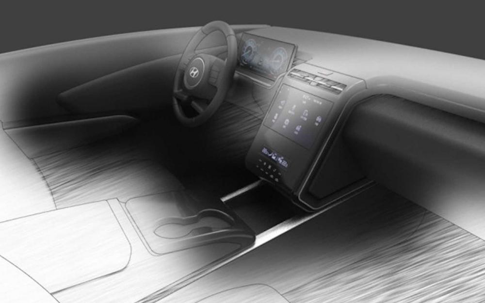 Опубликовано первое изображение салона нового Hyundai Tucson