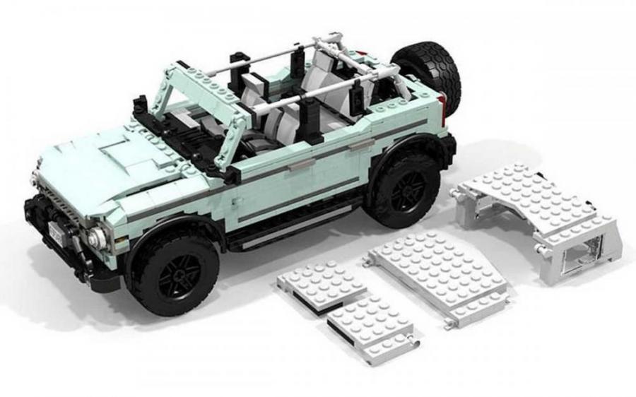 Точную копию внедорожника Ford Bronco собрали из Lego