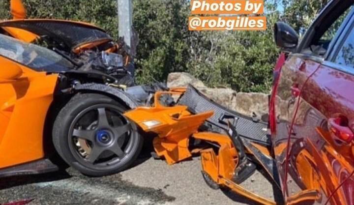 Бывший пилот Формулы-1 разбил редкий McLaren Senna
