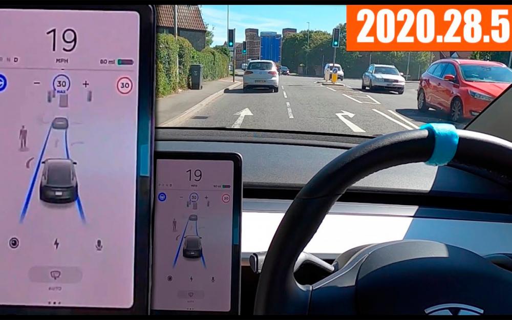 Видео: автопилот Tesla испытали на сложных трассах