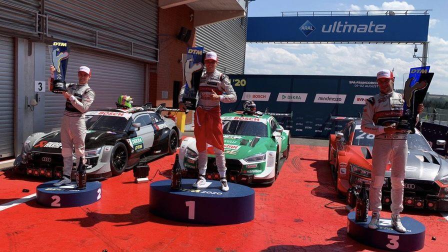 Нико Мюллер выиграл первую гонку DTM в Спа