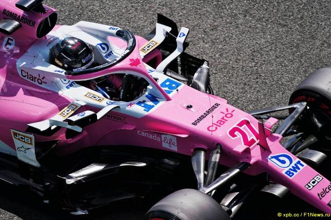 В Racing Point объяснили проблемы на машине Хюлкенберга