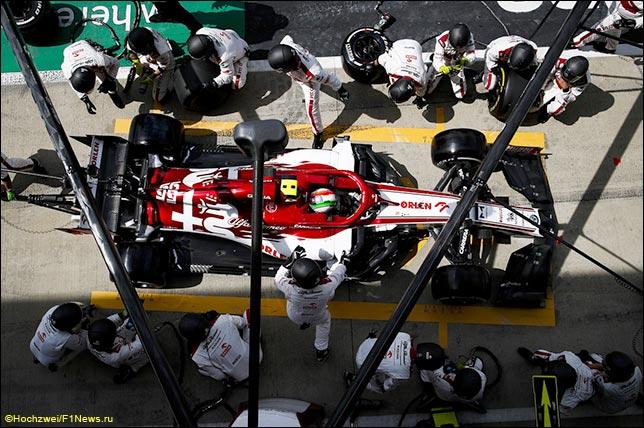 DHL Fastest Pit Stop Award: Лучший пит-стоп у Alfa Romeo