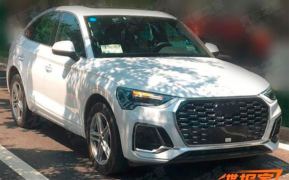 Audi Q5 с купеобразным кузовом сфотографировали без камуфляжа