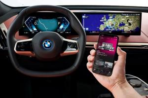 BMW iX первый серийный автомобиль оснащен сетью 5G