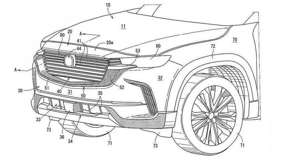 наброски будущего Mazda CX 50 2023