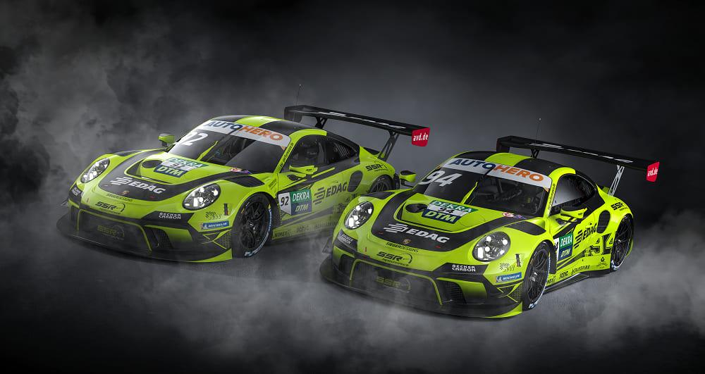 два Porsche 911.2 GT3