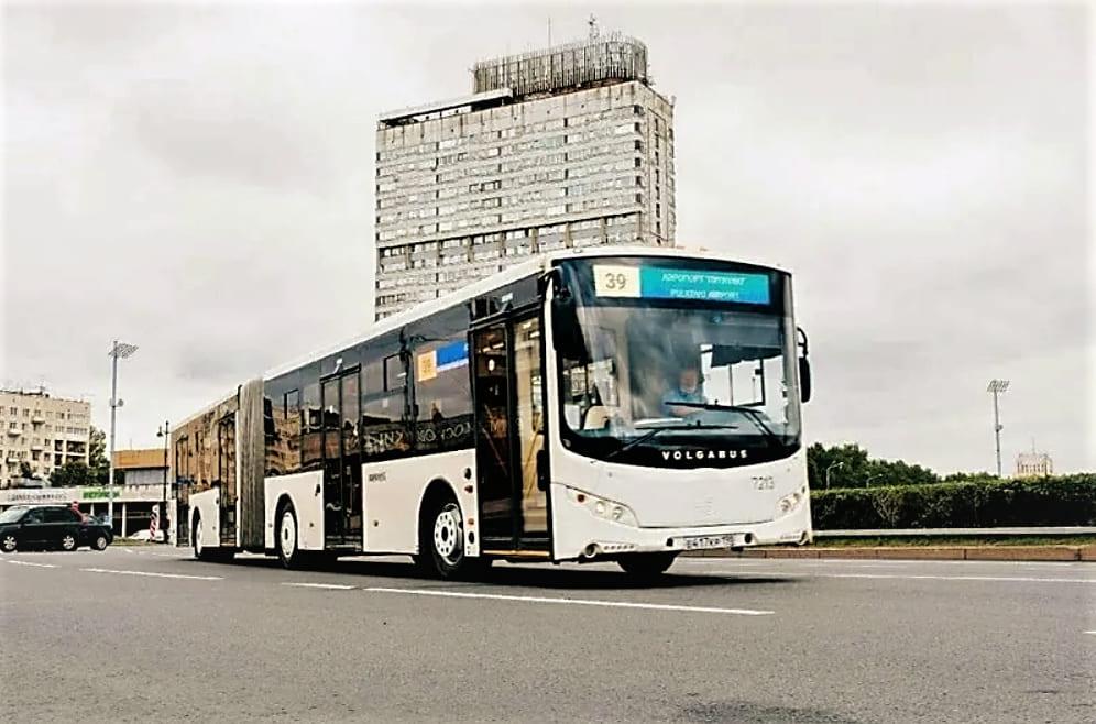 Пассажиров в Пулково доставят современные автобусы Волгабас